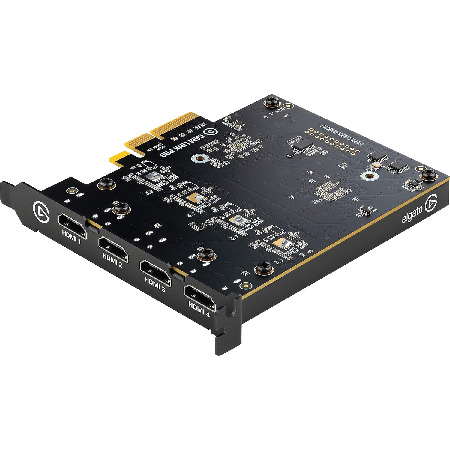 Elgato Cam Link Pro – 4K PCIe Quad HDMI Capture Card (Open Box