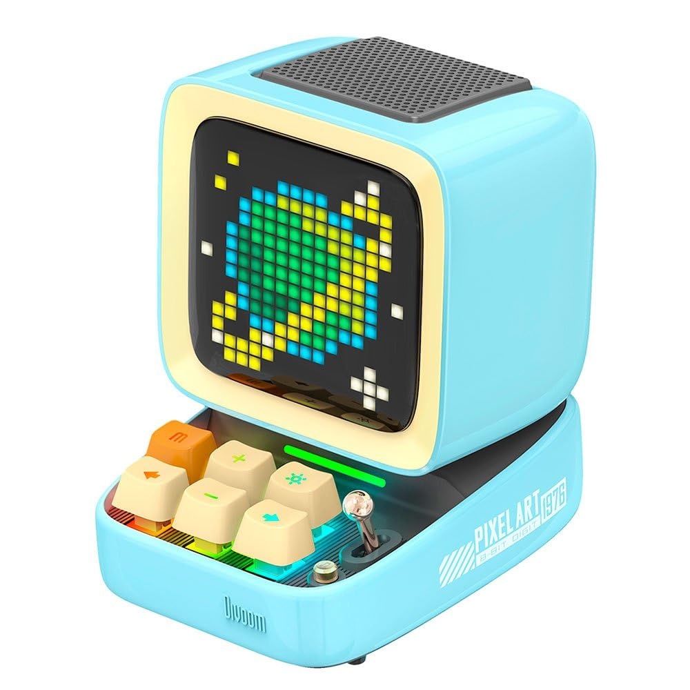 Divoom Ditoo Pro Retro Pixel Art Bluetooth Speaker (Blue)