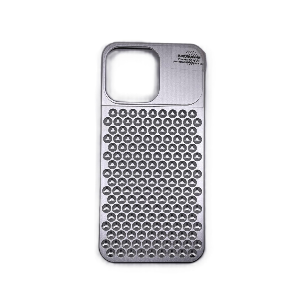 iPhone 15 Pro Max Cover  - Fanshi Series Silver 