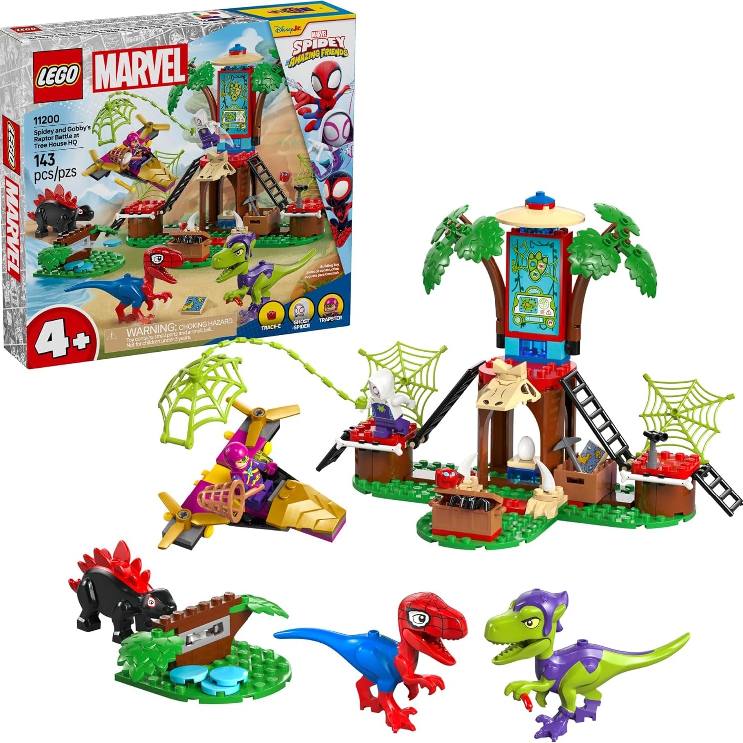 LEGO® 11200 Spidey and Gobby's Raptor Battle at Tree House 