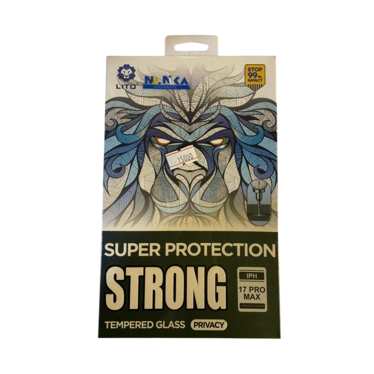 LITO Privacy Strong Glass Super Screen Protector (iPhone 17 Pro Max)