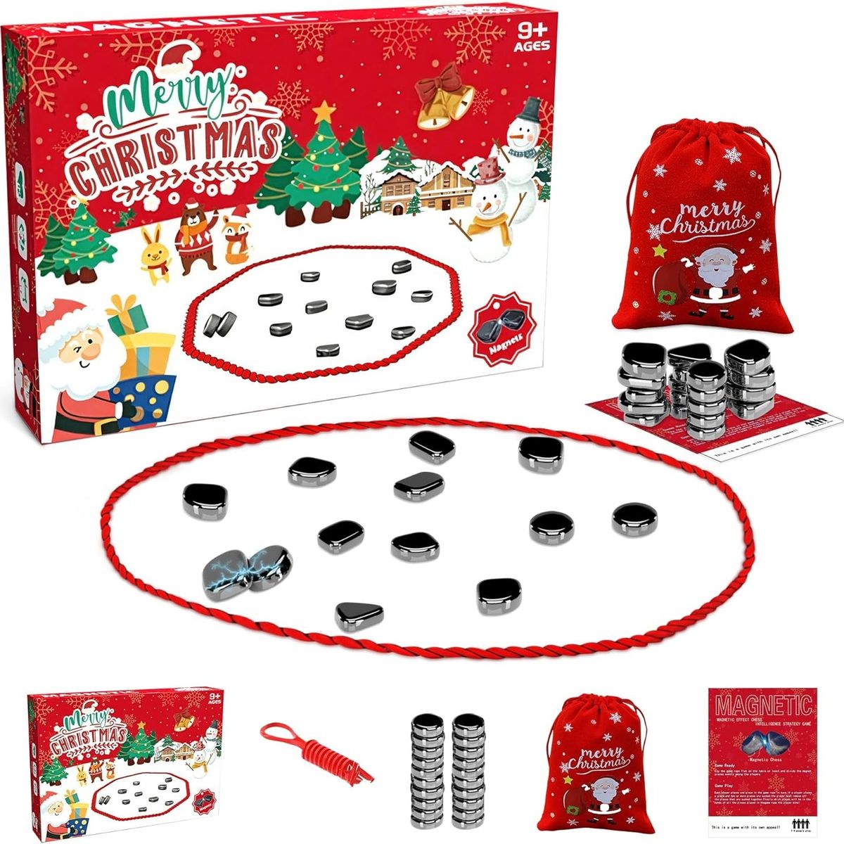 Christmas Themed Intelligence Strategy Magnetism Game