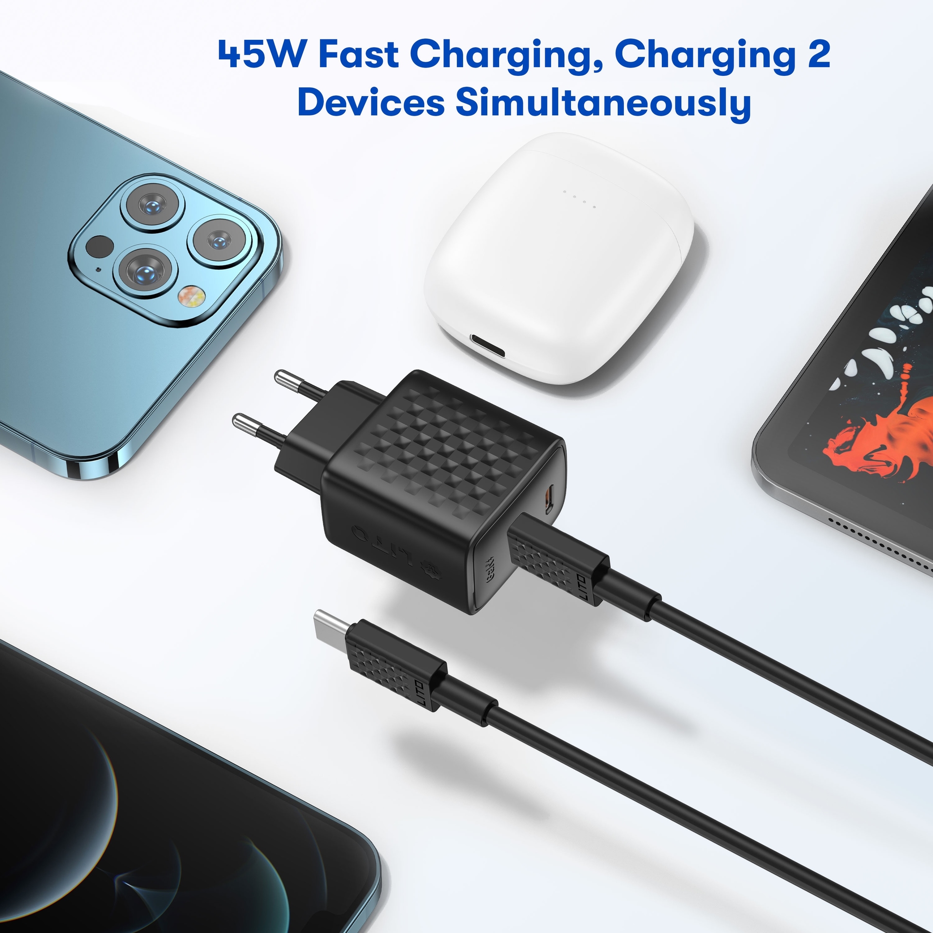 LITO LC22T 45W Fast Charger (C to C)