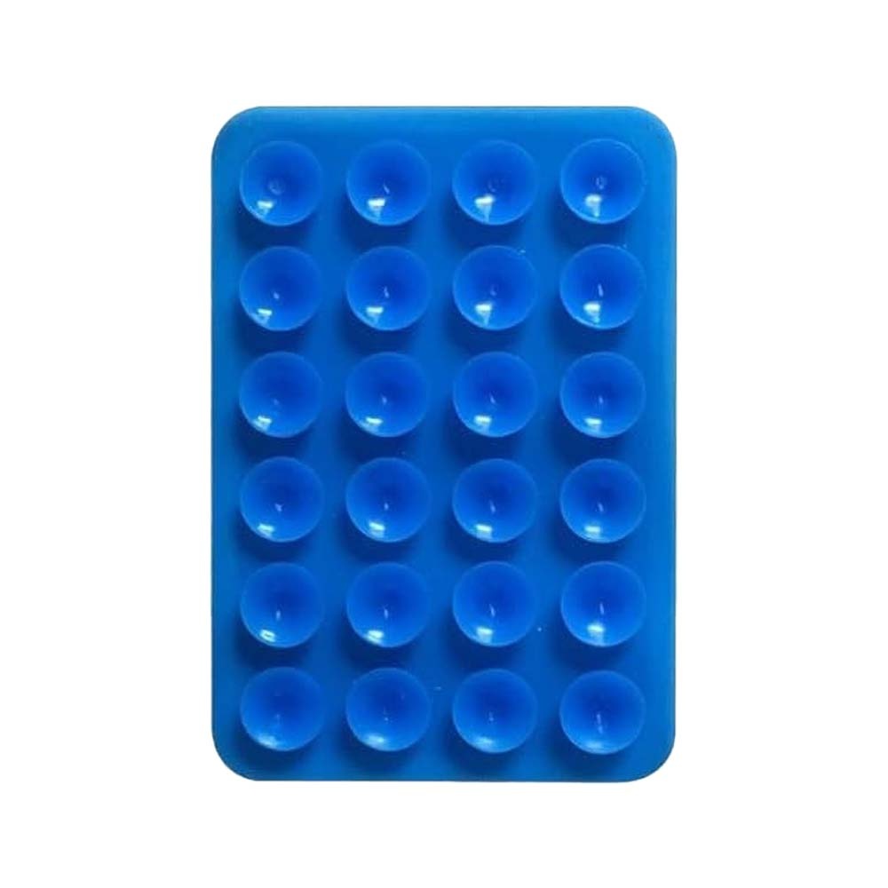 Silicone Suction Cup Pad Phone Holder – Blue