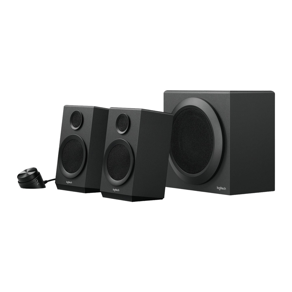 Logitech Z333 2.1 Wired Speaker System – 80 W Peak, Subwoofer Included (Black)