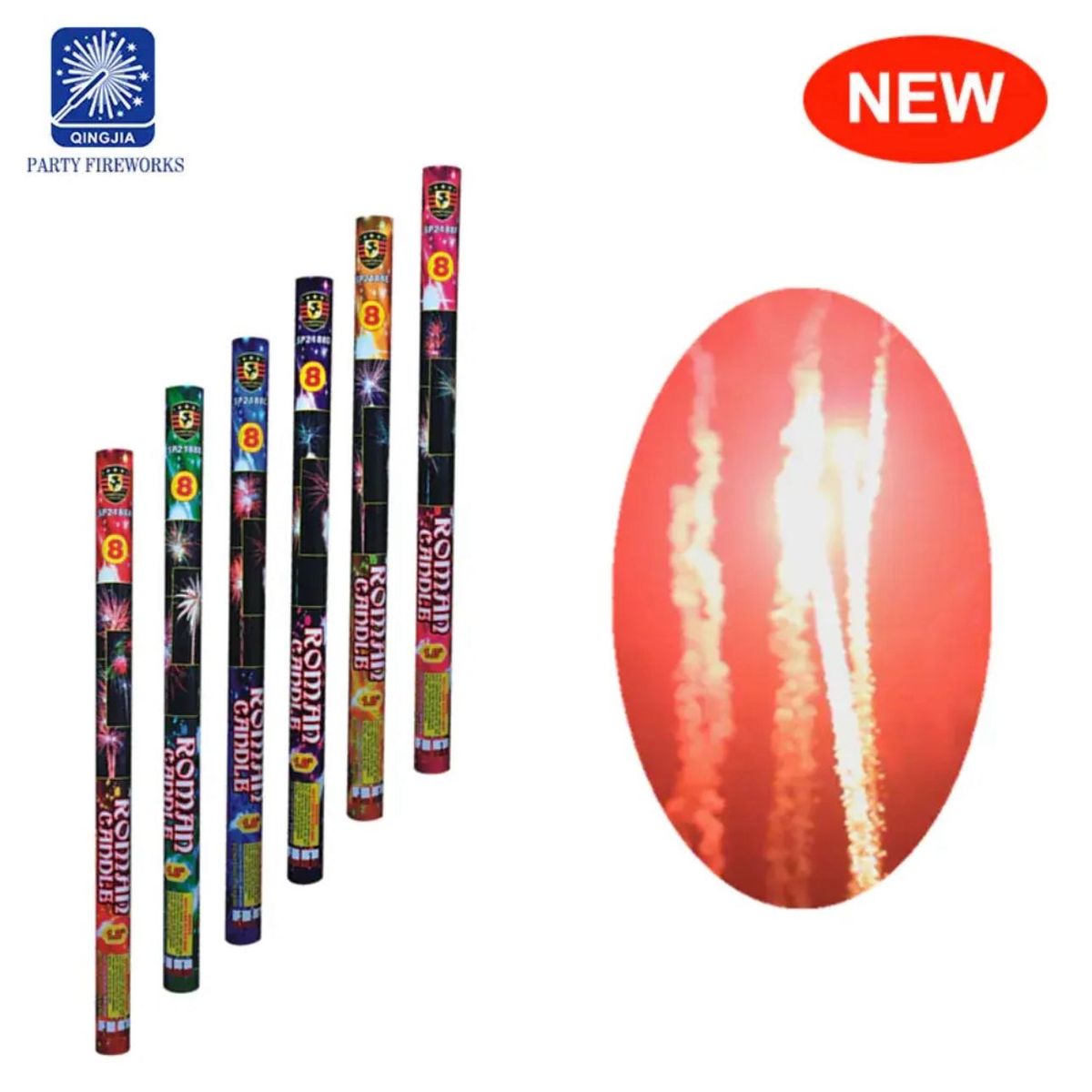 یاری ئاگرینی ئەفکتی فایرۆرکس – 8 فیشەک (1 پارچە)