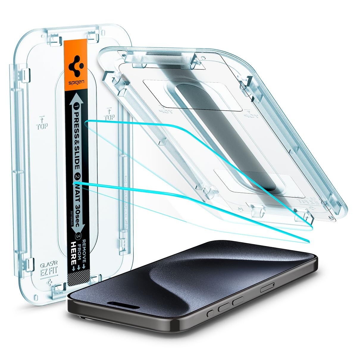 Glass Screen Glaster Ezfit iPhone 15 Pro