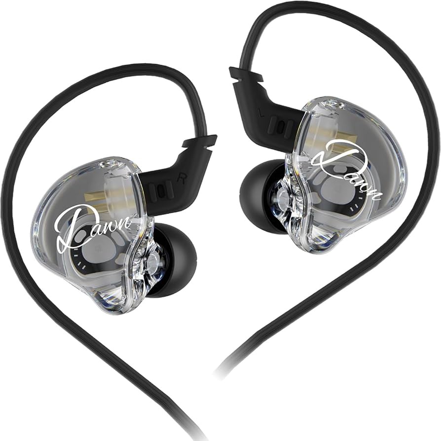 KZ Dawn IEM Headphone Black Cable (No Mic)