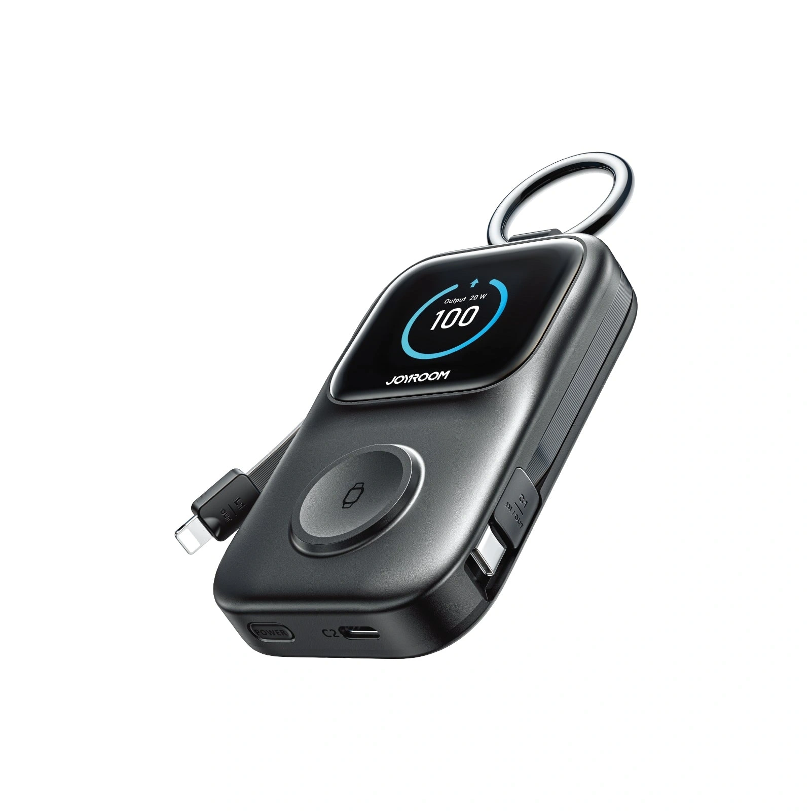 JOYROOM JR-W19 5000mAh Portable Wireless Watch Charger – Black