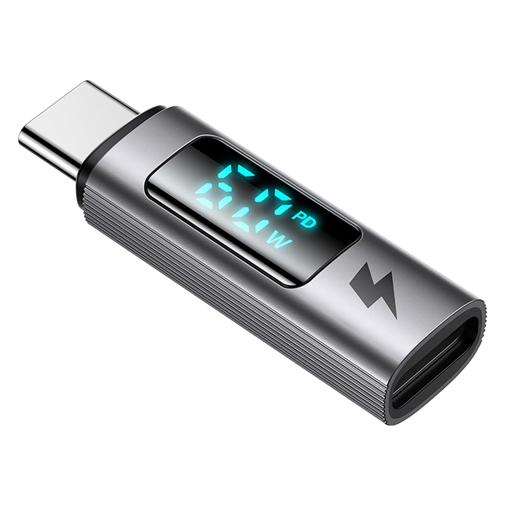 محول McDodo OT‑599 من Lightning إلى USB‑C – شحن سريع بقوة 60 واط مع شاشة عرض