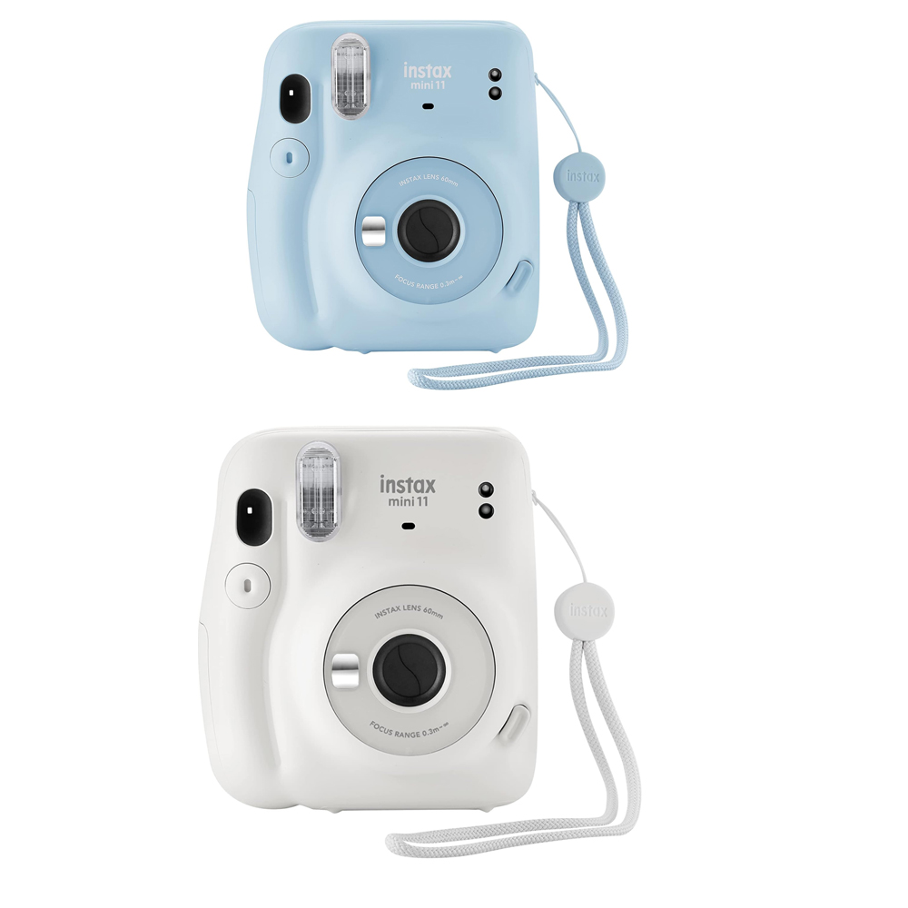 Fujifilm Instax Mini  Instant Film Camera Bundle with Accessories - blue