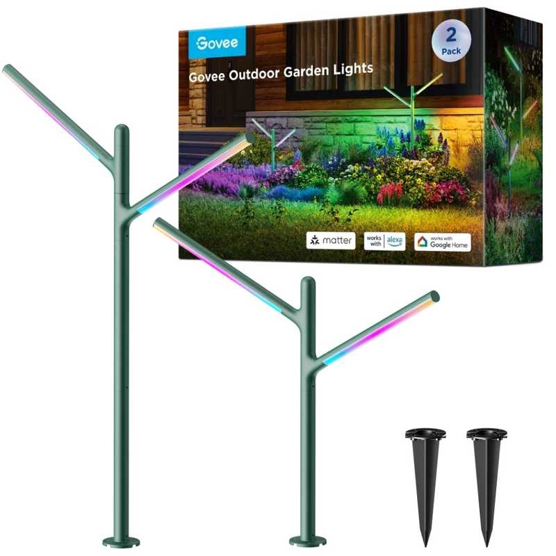 گۆڤی H7086341 ڕووناکییەکانی باخچەی RGBicww