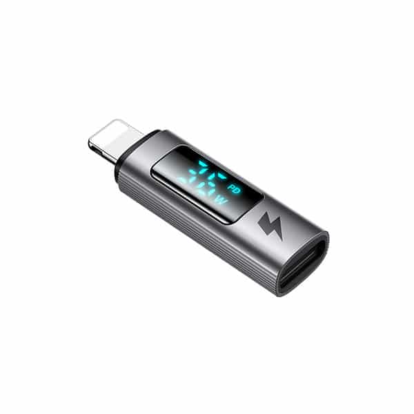 Mcdodo OT‑610 USB‑C to Lightning Adapter – 36W Fast Charging & Data Sync with Power Display