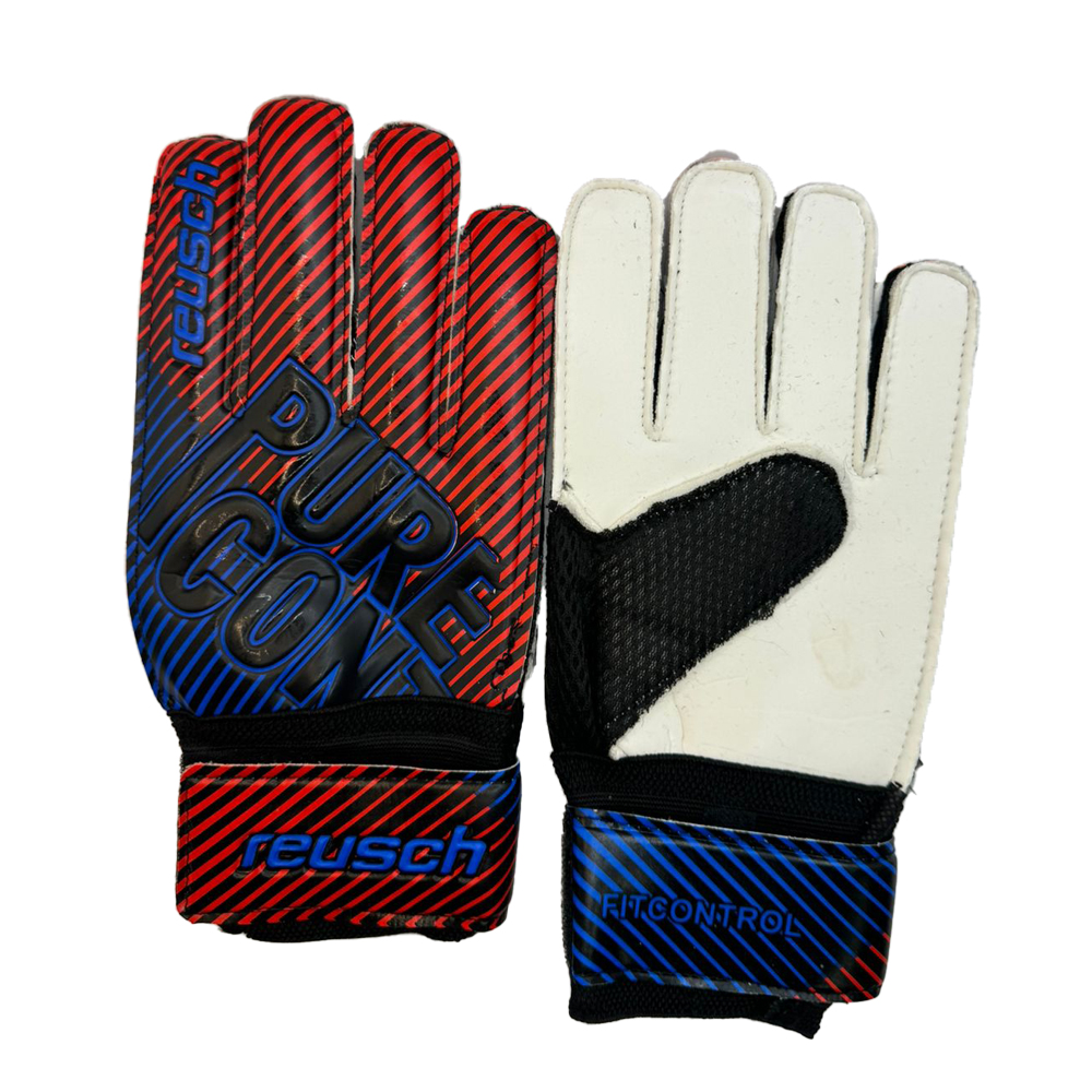 Goalkeeper Gloves Red Blue 