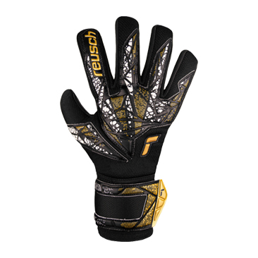 Fdsport Goalkeeper Gloves Black and White and Gold