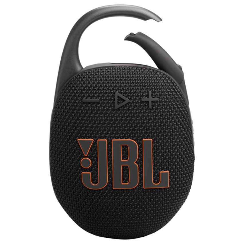 مكبر صوت JBL Clip 5 بلوتوث – لون أسود – سماعة محمولة مقاومة للماء