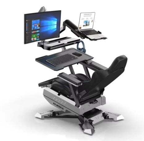 Cluvens Zero-Gravity Computer Workstation & Gaming Cockpit Chair