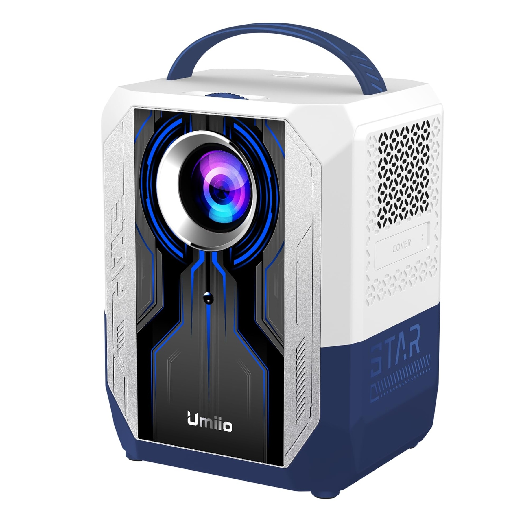 Umiio Q5 Portable Smart Home Theater 4K Projector (White)