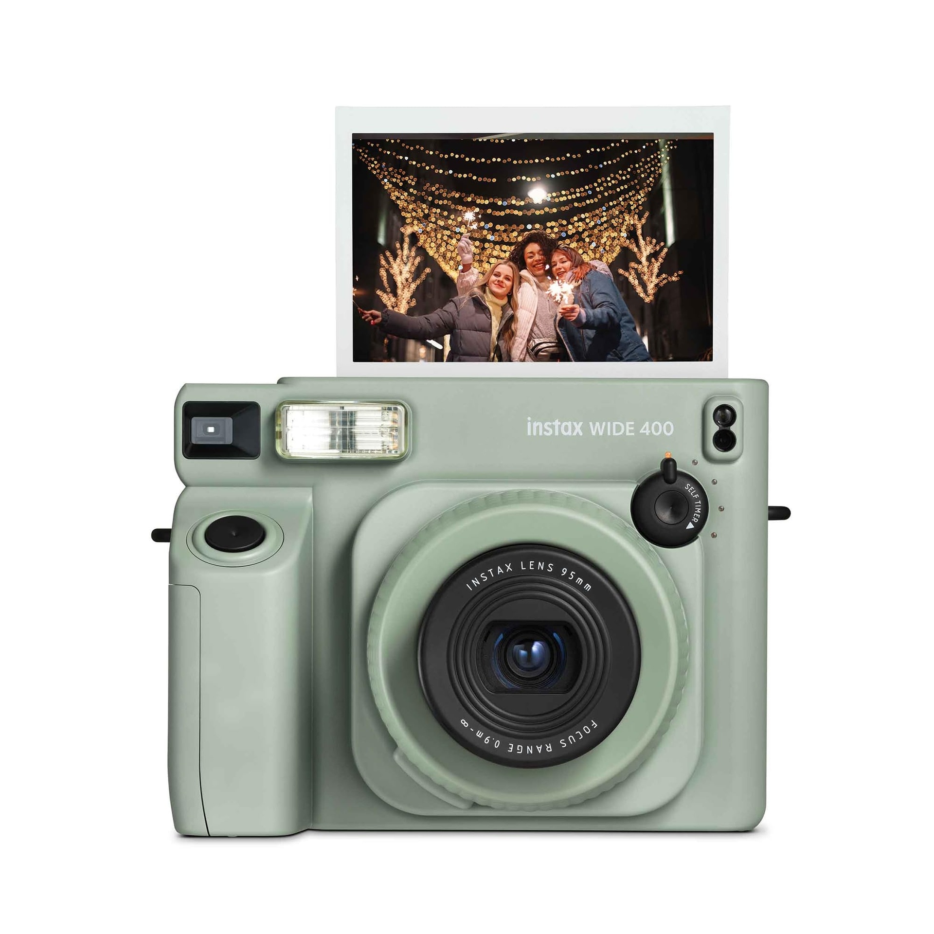Fujifilm INSTAX Wide 400 Instant Film Camera (Sage Green)