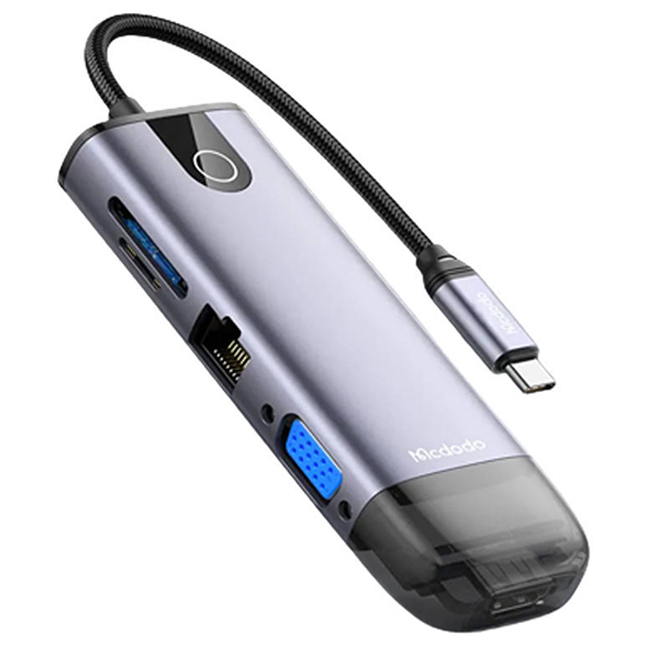 MCDODO 10-in-1 USB-C Hub Adapter HU-742 (Grey)