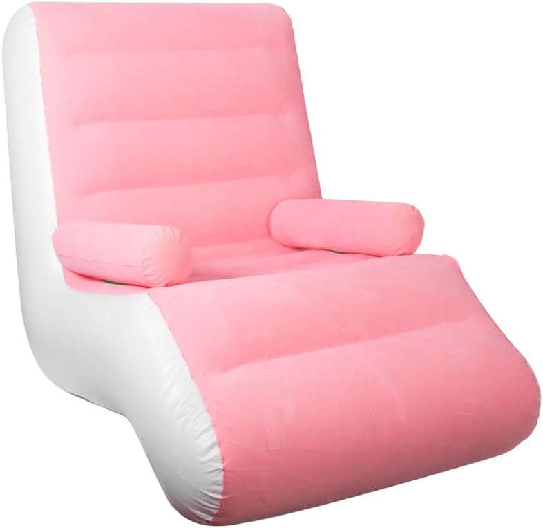 Chair Air Inflatable Sofa Pink Single Size