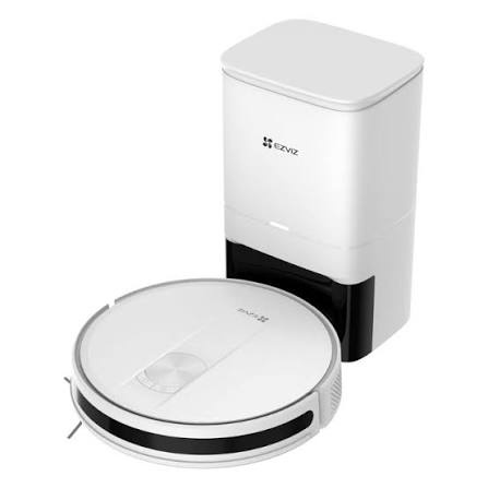 مكنسة روبوتية EZVIZ RC3 Plus مزودة بقاعدة تفريغ تلقائي