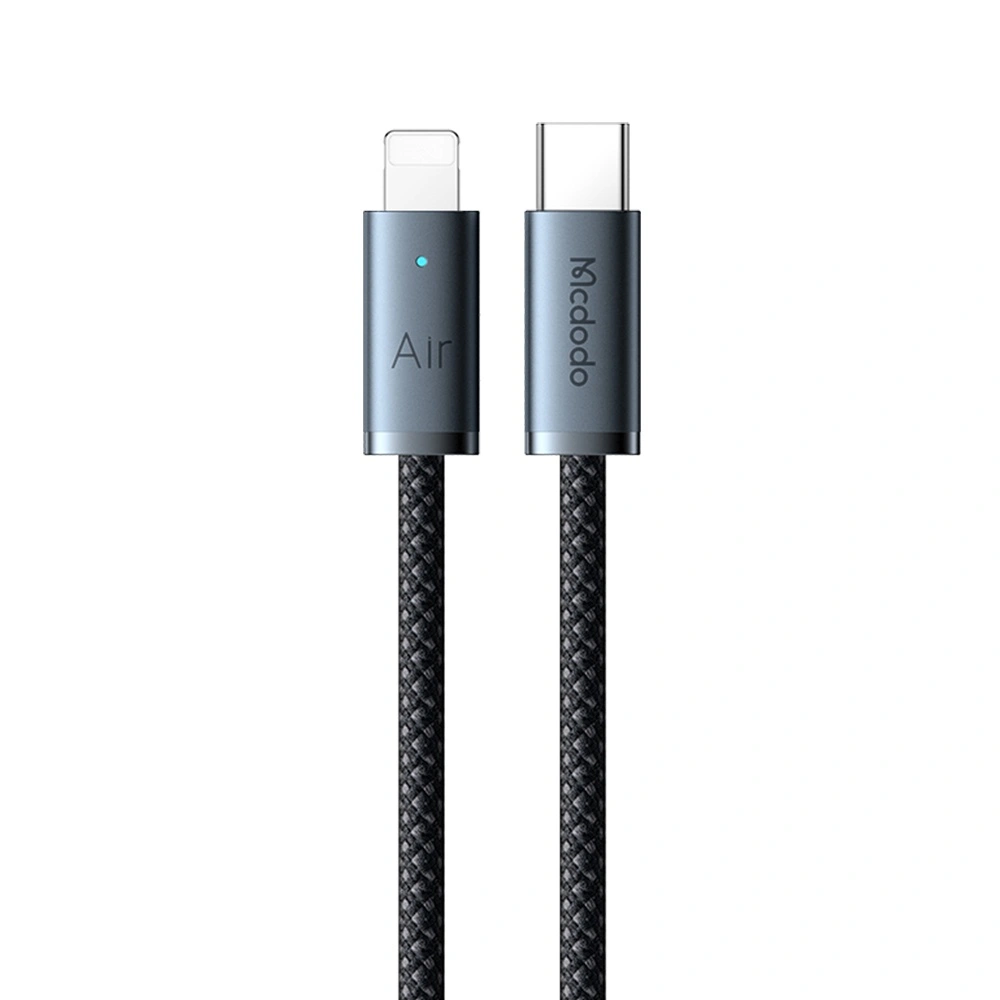 Mcdodo 36W USB-C to Lightning Cable 1.2m with Light Black