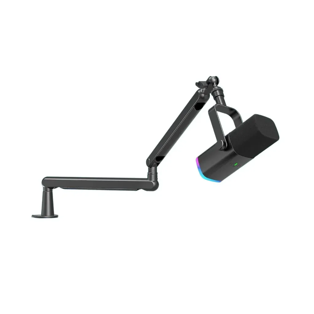 ميكروفون ألعاب ديناميكي مع حامل ذراع تعليق - أسود (TAM8 Dynamic Gaming Microphone and Boom Arm)