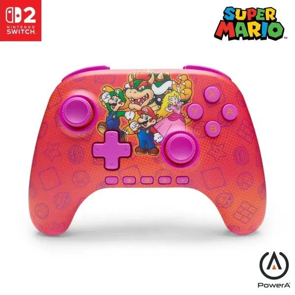 PowerA Advantage Wireless Controller for Nintendo Switch 2 Mario and Friends 