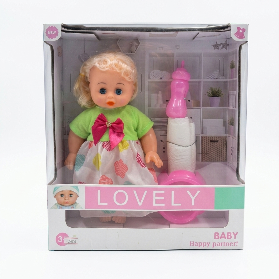 Baby Doll with Milk Bottle