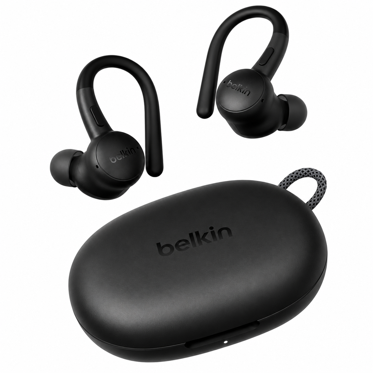 ئێدفۆنی بێوایەری Belkin SoundForm ActiveFit بە مایکرۆفۆنی ناوەکی و شەحنی خێرای USB-C
