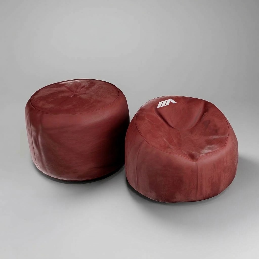 Premium Comfortable Bean Bag Chair – Red (90 x 60 cm)