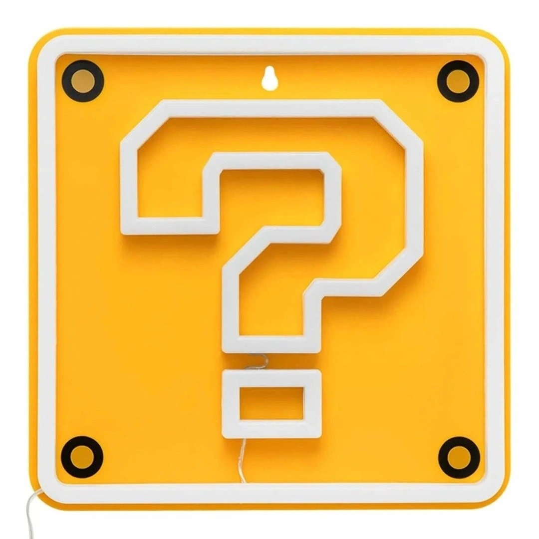 Super Mario Question Block LED Neon Light