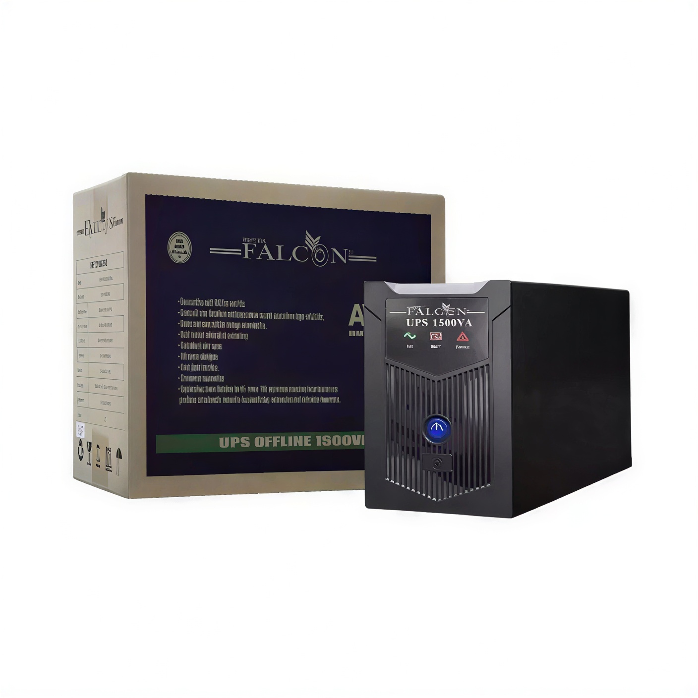 مصدر الطاقة غير المنقطع (UPS) Power Falcon - 1500 فولت أمبير