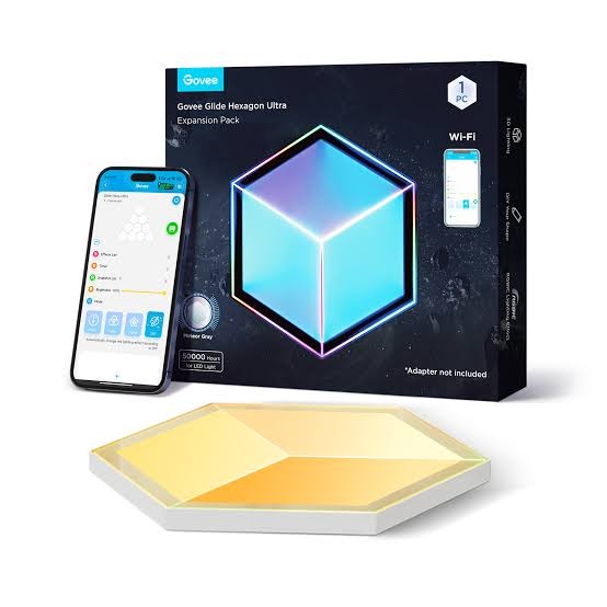 حزمة توسعة ألواح الإضاءة السداسية Govee Glide Hexagon Ultra (H106A007)