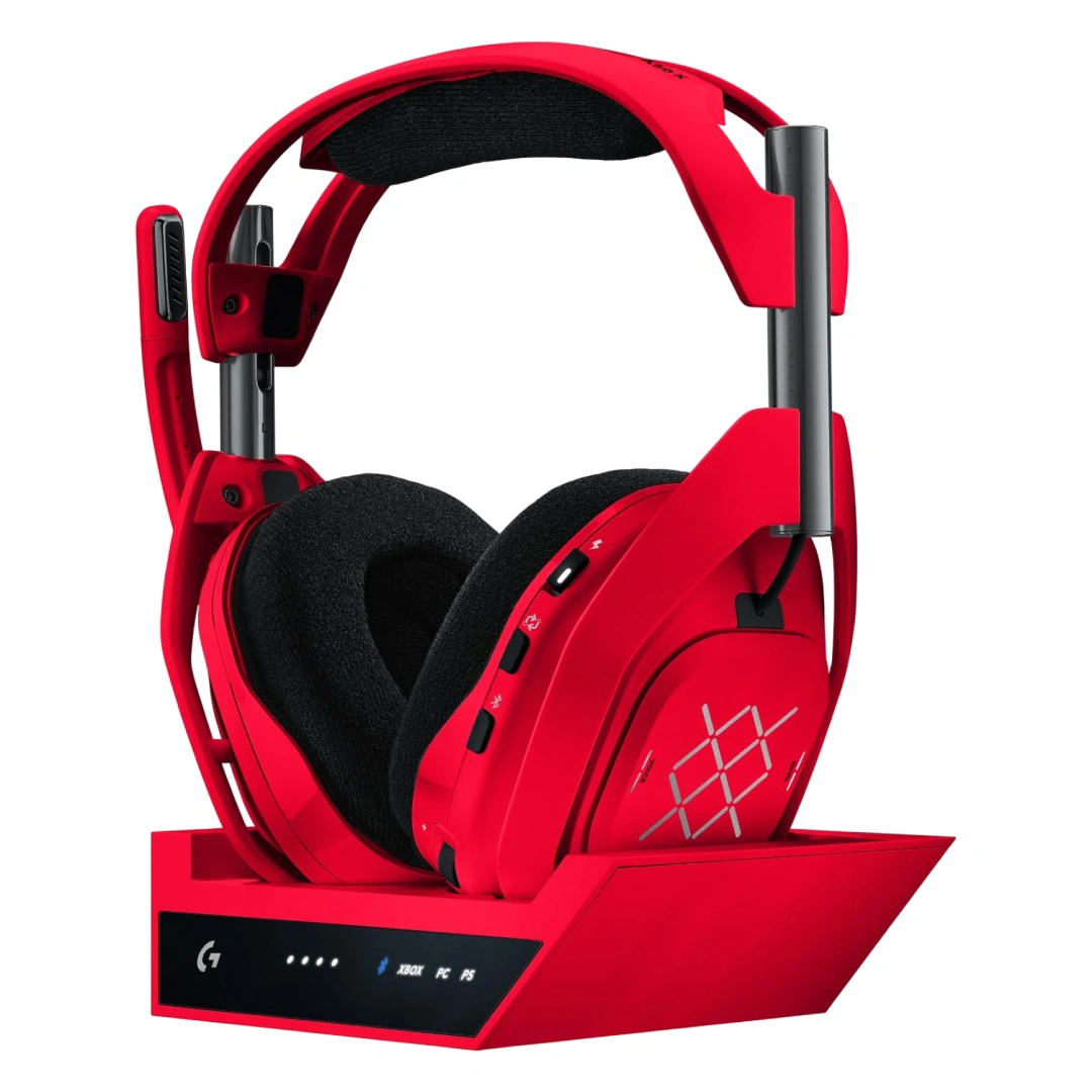 Logitech Astro A50 X VIVID Wireless Gaming Headset (Mars Red - Geekay Exclusive)