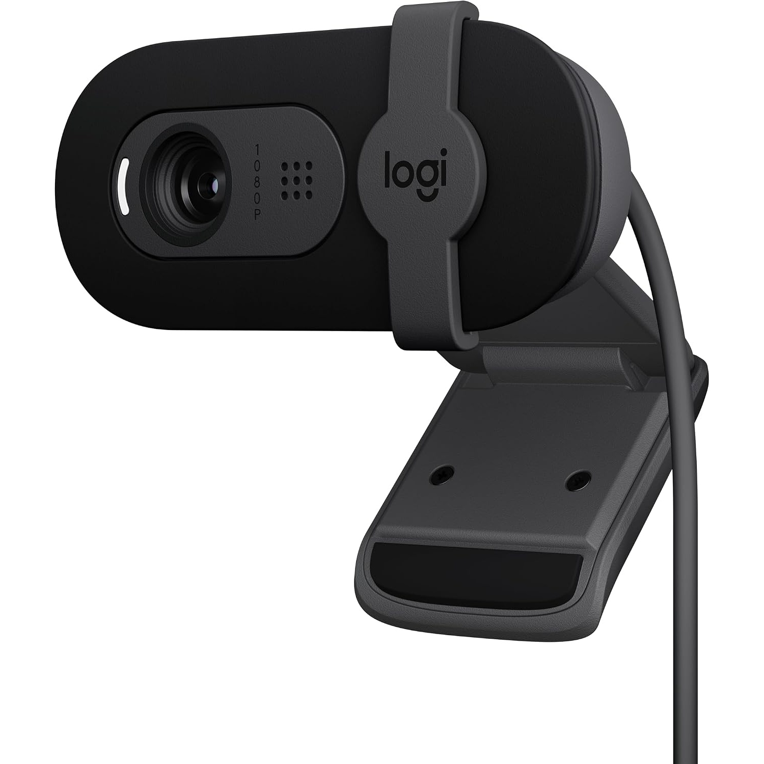 كاميرا ويب Logitech Brio 101 بدقة Full HD 1080p للبث المباشر والاجتماعات - أسود