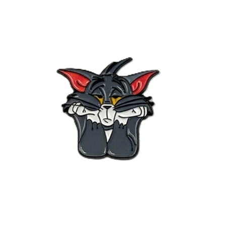 Sad Tom Cartoon Decorative Sticker
