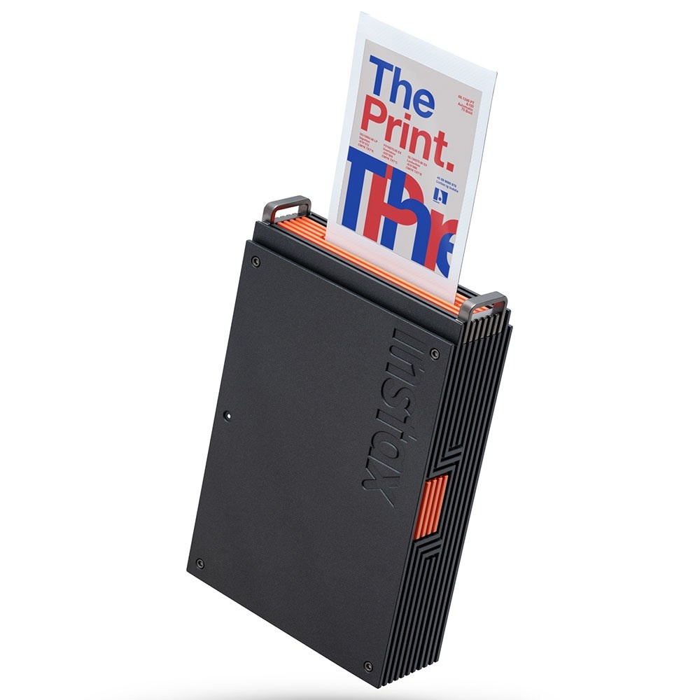 Fujifilm Instax Mini Link+ Smartphone Instant Photo Printer (Black & Orange)