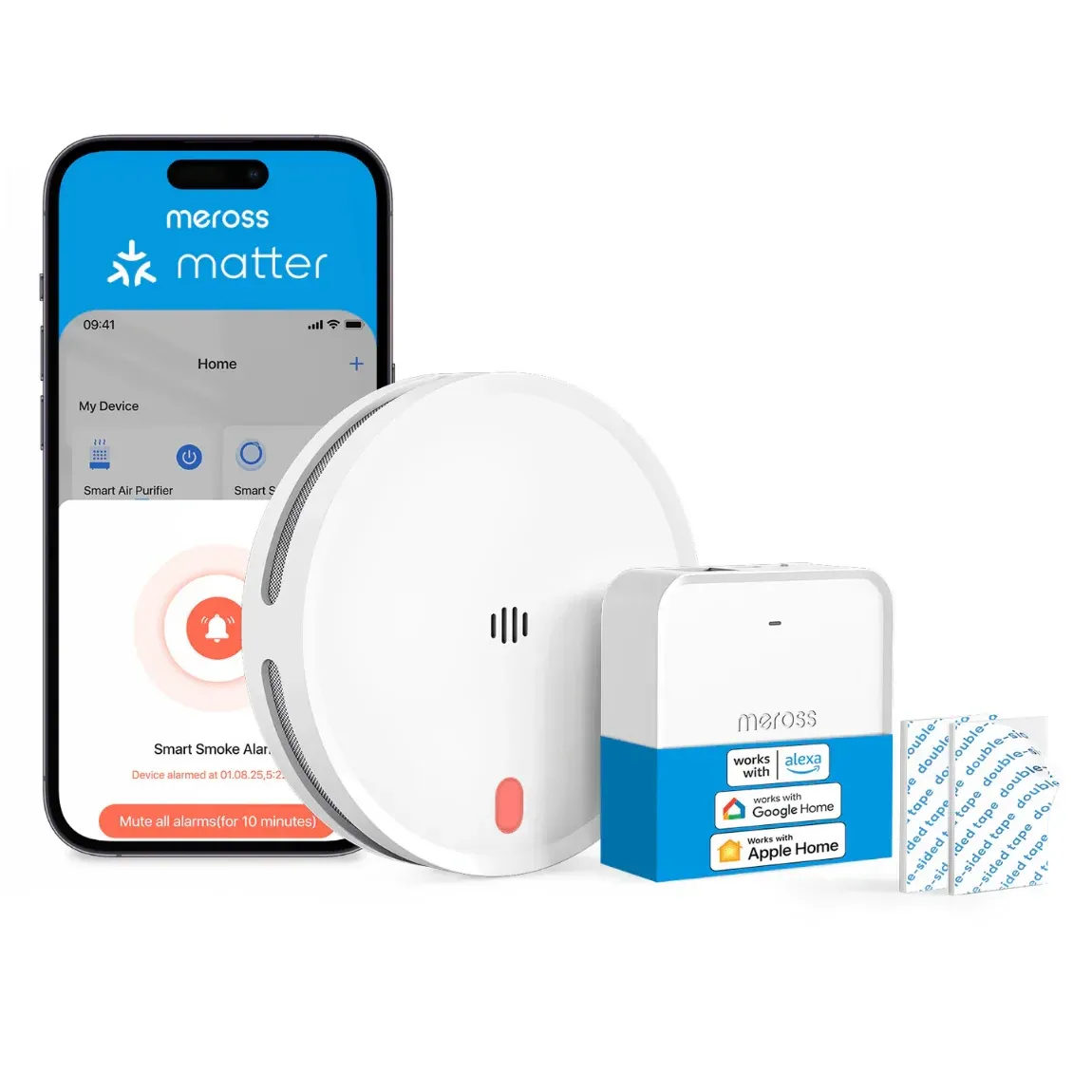 کیتی ئامێری ئاگادارکەرەوەی دووکەڵی زیرەکی مێرۆس (MA151H)