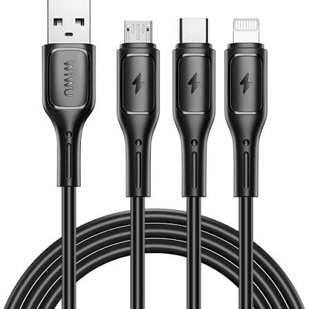 WIWU Starlink 3-in-1 Fast Charging Cable 3.1A (Wi-C045E)