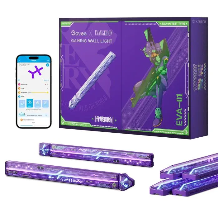 مصباح حائط للألعاب Govee H6063281 X Evangelion 