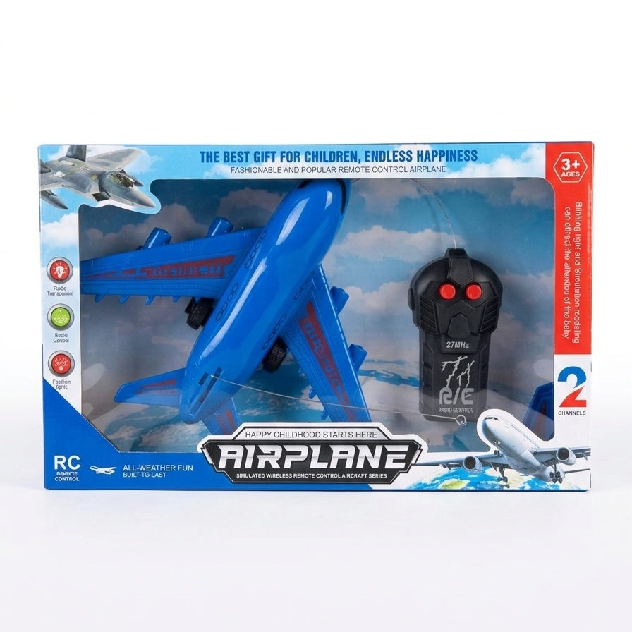 RC Airplane Toy – 27MHz Remote Control Flight Set