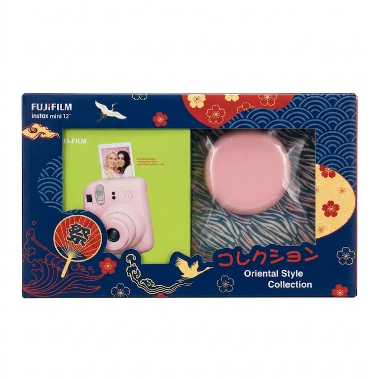 Fujifilm Instax Mini 12 Instant Camera Bundle (Blossom Pink) - Camera + 20 Shots Film Pack