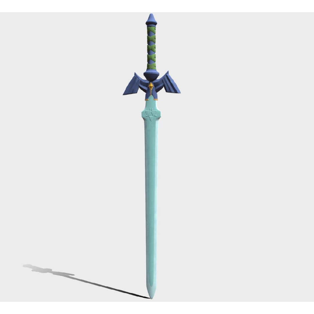 Minecraft Style Pixel Diamond Sword Replica – LED Light-Up Cosplay Prop