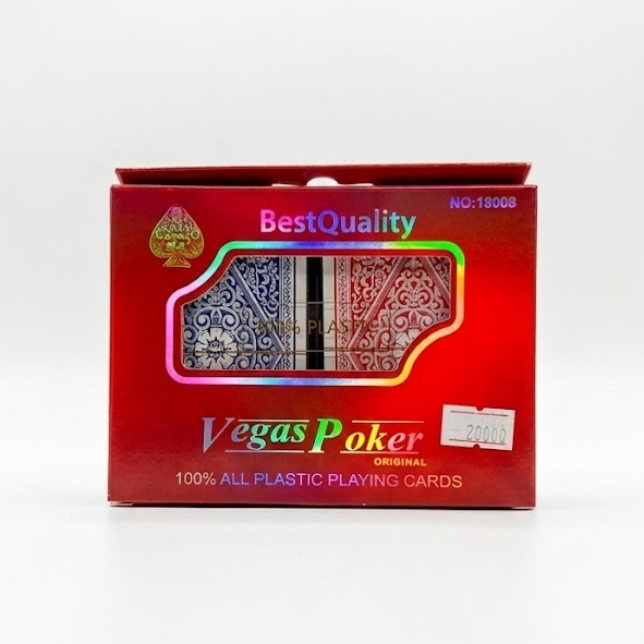 Vegas Poker 100% Plastic Playing Cards Deck