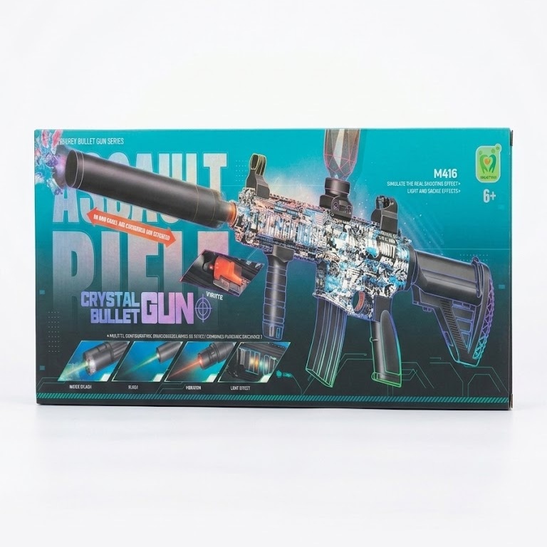 M416 Tactical Assault Rifle Toy Bullet Blaster Gun – Model 939