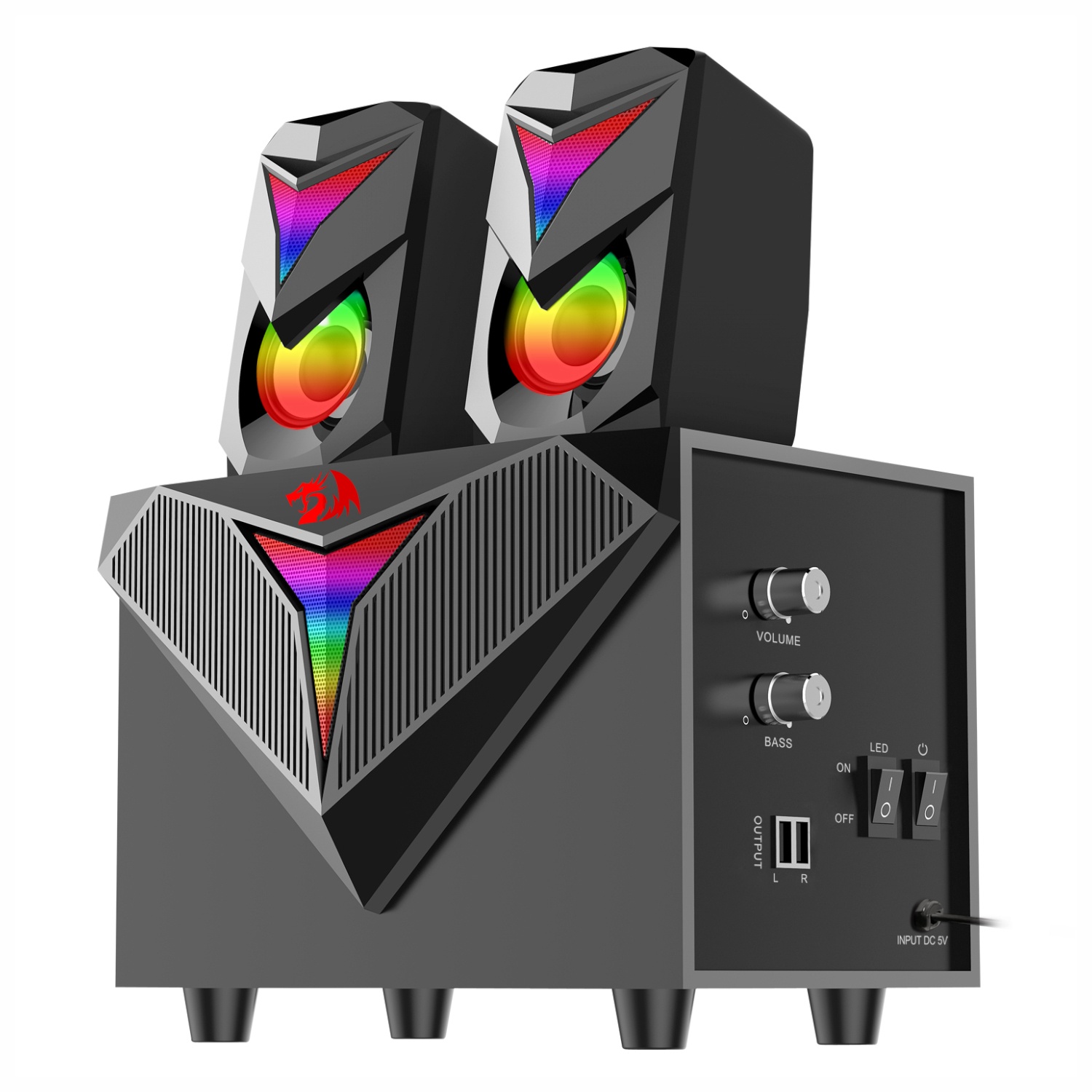 مكبر صوت Redragon GS700 Toccata RGB 2.1 للألعاب