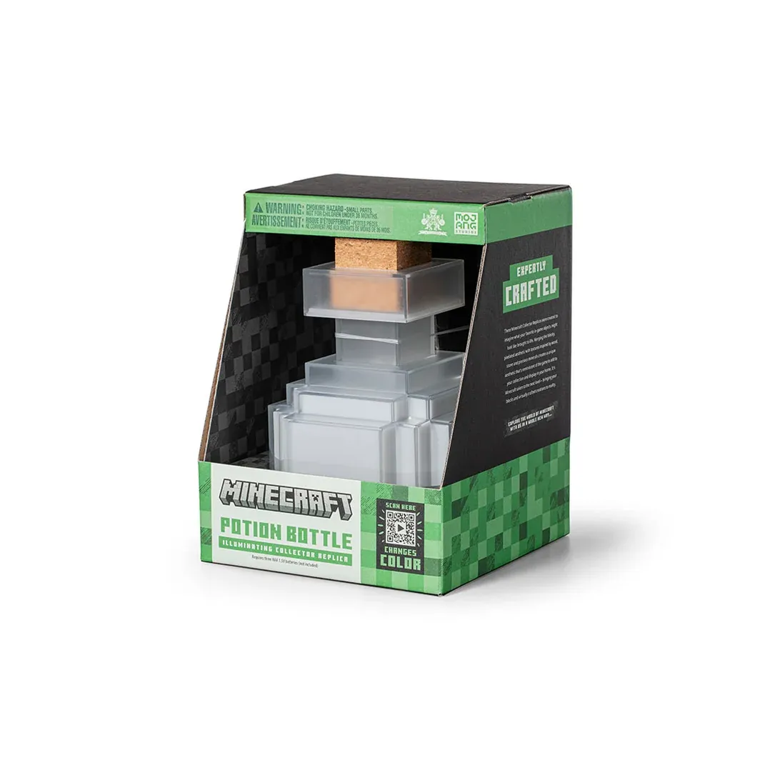 Minecraft 15-Color Changing Potion Bottle Lamp – Ambient LED Desk Light
