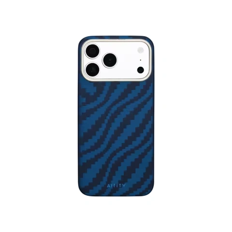 Airity Bamboo Shadow Cover for iPhone 18 Pro Max – Blue